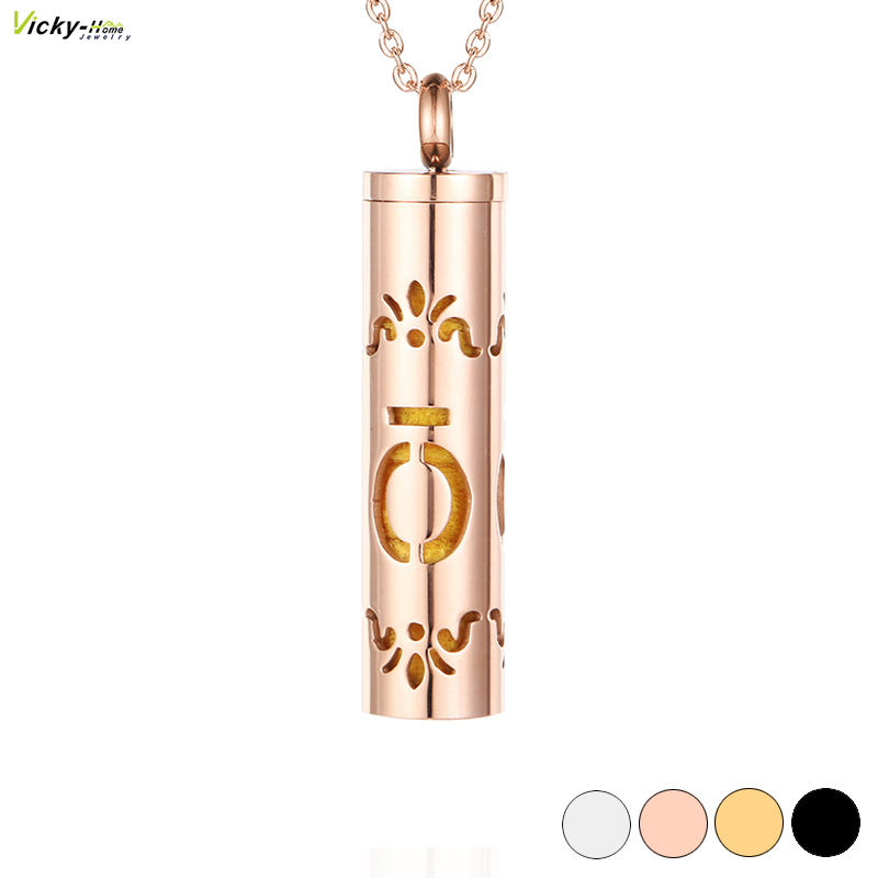 Diffuser Necklace Locket - Hot Sale Free Pads Screw Aromatherapy