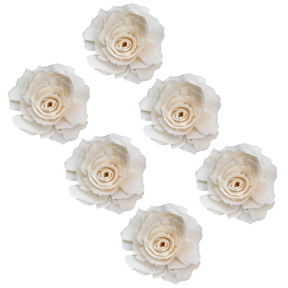 Home Fragrance Diffuser Sticks - 6Pcs Natural Handmade Diffuser Flowers Fire-Free