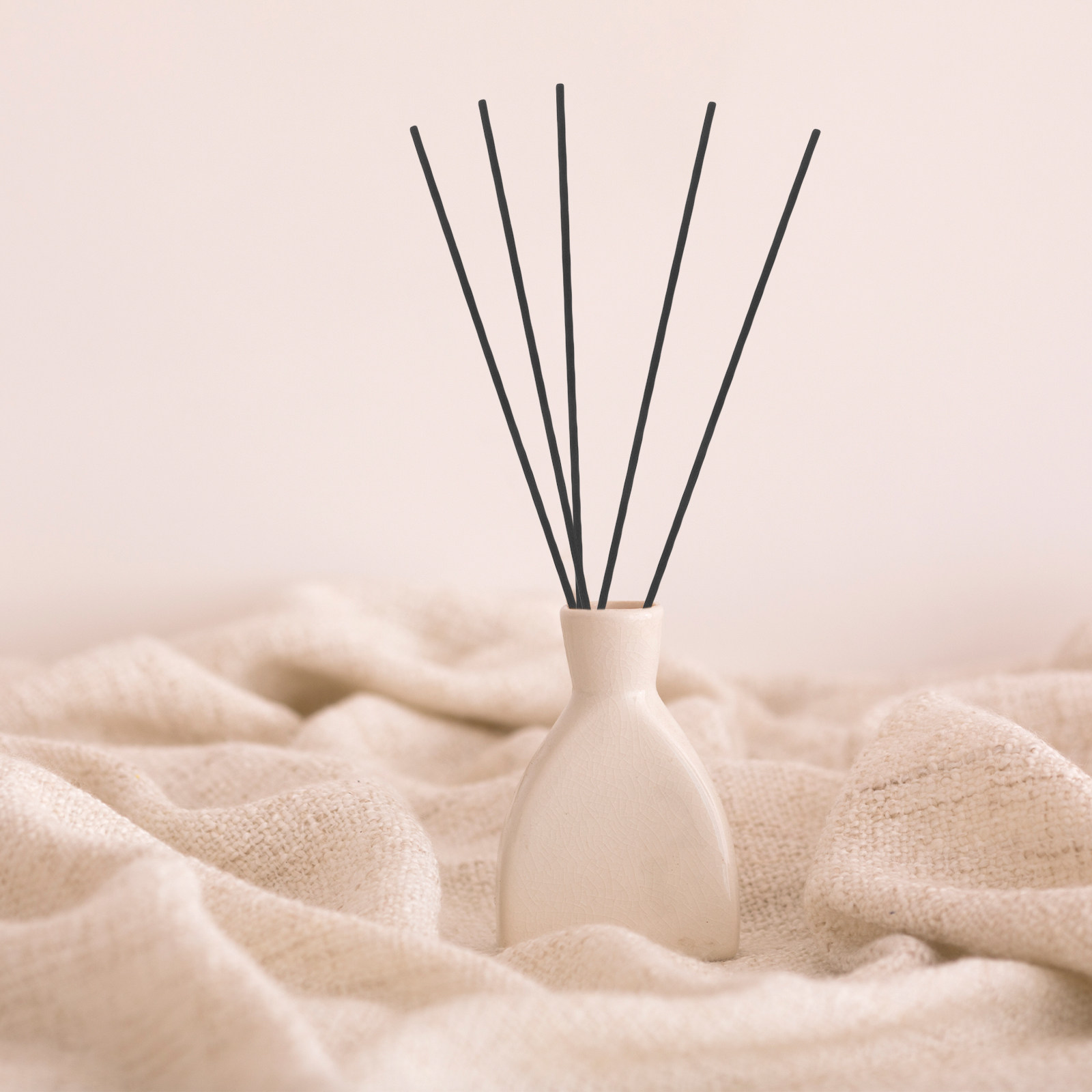 Home Fragrance Diffusers - 100Pcs Fibre Reed Diffuser Sticks Black