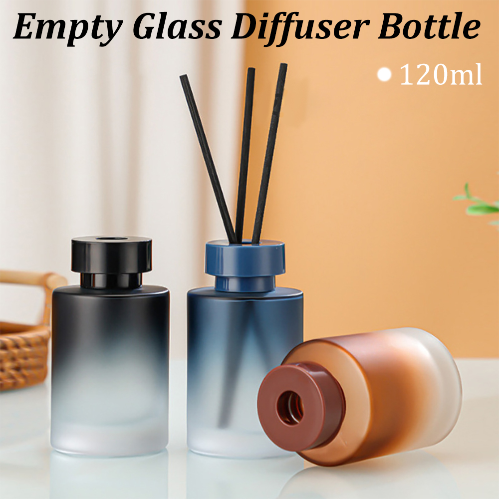 Home Fragrance Diffuser Refills - 120ML Empty Glass Diffuser Bottle Refillable