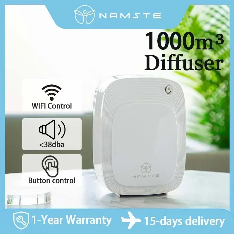 Home Fragrance Diffusers - Namste 1000m³ Aroma Diffuser Machine 200ML