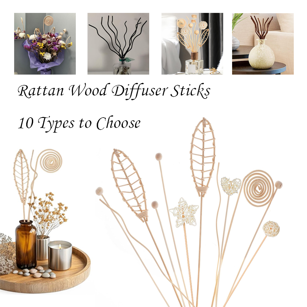 5/15Pcs Long Wavy Rattan Reed  - огляд і ціна Home Fragrance Diffuser Refills