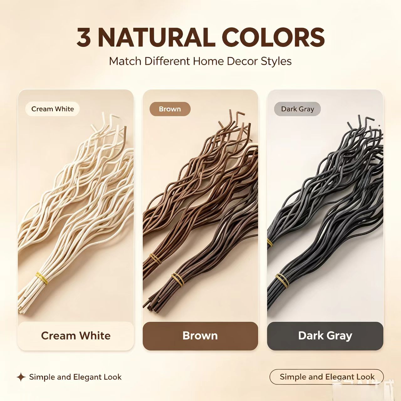 20Pcs Long Wavy Rattan Reed Di - огляд і ціна Home Fragrance Diffuser Sticks