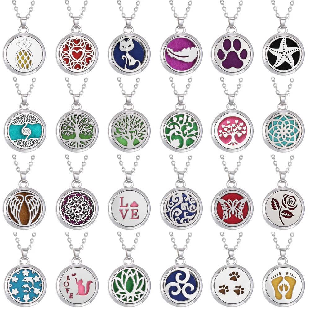 10pcs/lot Aromatherapy Stainle - огляд і ціна Diffuser Necklace Locket