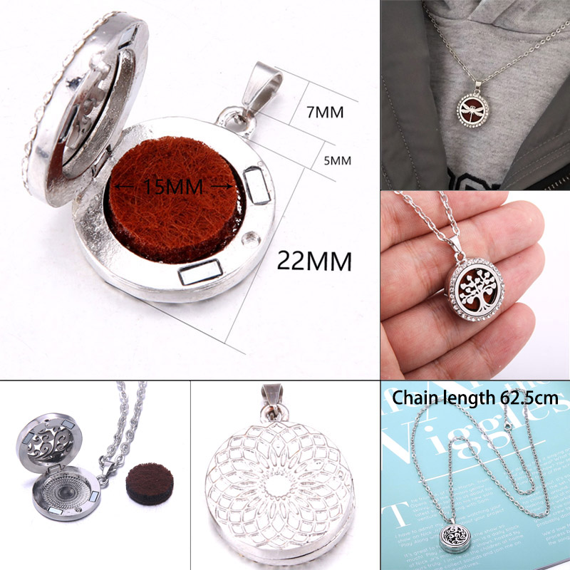 New Tree Of Life Aromatherapy  - огляд і ціна Diffuser Necklace Locket