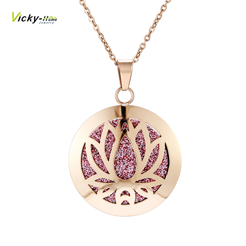 lotus necklace Aromatherapy Es - огляд і ціна Diffuser Necklace Locket