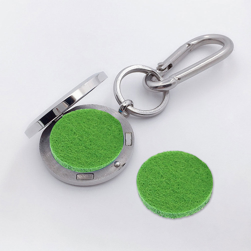 50Pcs Round Cotton Aroma Pads  - огляд і ціна Diffuser Necklace Locket
